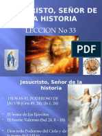 Leccion 33 Jesus ESELSEÑORDELAHISTORIA