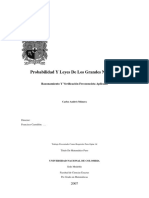 Probabilidad Y Leyes de Los Grandes Nume PDF