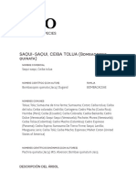 Saqui-Saqui, Ceiba Tolua (Bombacopsis Quinata) - ITTO - Información General PDF