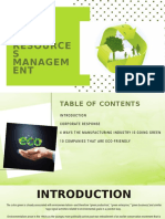 Green Resources Management