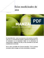 10 Beneficios Medicinales de La Manzana y Otros Mas