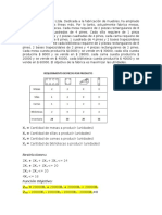 Ejercicio Método Simplex