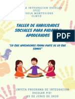 Poster Afiche Taller para Padres