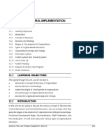 Unit 12: Structural Implementation