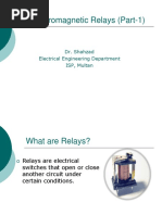 Electromagnetic Relays (Part-1) : Dr. Shahzad Electrical Engineering Department ISP, Multan