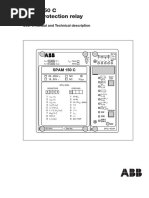 Spam 150 C Motor Protection Relay: User S Manual and Technical Description