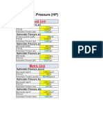 P - Hyd. Calc