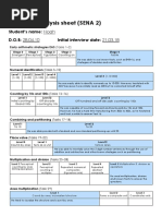 Standard 5 Sena-Analysis