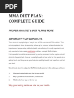 Mma Diet Plan PDF