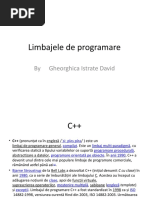 Limbajele de Programare