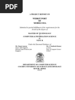 Webkit Port OF Mobile Soa: A Project Report On