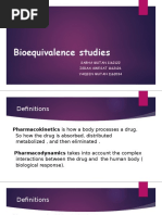 Bioequivalence Studies