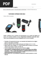 Controlador de Flashes Godox Xpro