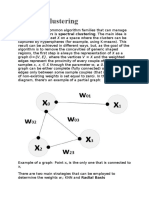 Spectral Clustering: X Through The Parameter W 0. The Resulting