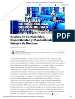 Analisis de Confiabilidad, Disponibilidad y Mantenibilidad de Un Sistema de Bombeo. - LinkedIn PDF