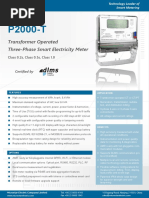 Transformer Operated Three-Phase Smart Electricity Meter: Microstar