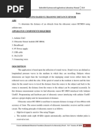 Exp. No.: 4 Date: Arduino Based Ultrasonic Distance Sensor AIM