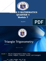 Grade 9 Mathematics Quarter 4