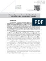 Iamamoto Marilda. Investigación en Trabajo Social PDF