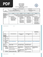 Department of Education: Daily Lesson Log For Week 6