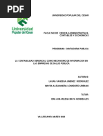 La Contabilidad Gerencial Como Mecanismo de Informacion en Las Empresas de Salud Pública