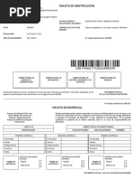 Tarjeta Identificacion PSU