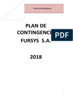 Plan de Contingencia y Respuesta A Emergencias - FURSYS S.A.