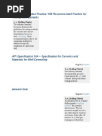 API Recommended Practice 10B Recommended Practice For Testing Well Cements