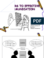 Barriers TO Effective Communication