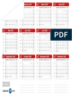 2020 Calender PDF