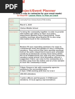 Project Planner - Cpab Meeting