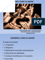 Examenul Clinic Al Mainii