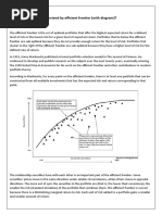 Topic: What Do You Understand by Efficient Frontier (With Diagram) ? Introduction