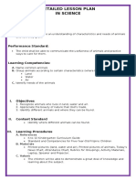 Detailed Lesson Plan in Science: Content Standard