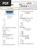 Álgebra Banco de Preguntas de La UNA PUNO