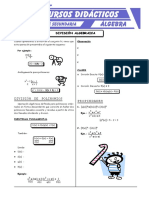 División Algebraica para Quinto de Secundaria