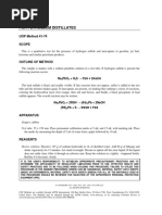 Doctor Test For Petroleum Distillates: UOP Method 41-74 Scope