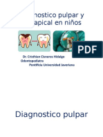 Diagnostico Pulpar y Periapical en Niños: Dr. Cristhian Cisneros Hidalgo Odontopediatra Pontificia Universidad Javeriana