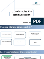 Les Obsracle A La Communication