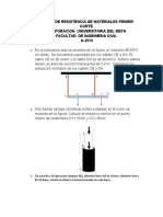 Taller de Resistencia de Materiales Primer Corte