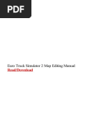 Euro Truck Simulator 2 Map Editing Manual PDF