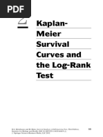 Kaplan-Meier Survival Curves and The Log-Rank Test