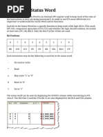 Siemens S7 Status Word: Bit Positions