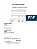 Load Combination On Frame C