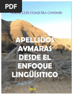 Apellidos Aymaras Desde El Enfoque Lingisticodocx