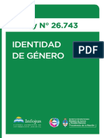 Ley 26743 Identidad de Genero