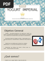 Yogurt Imperial Final de Ing. de Planta