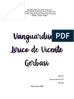 Vanguardismo Lirico de Vicente Gerbasi