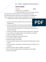 Avaliação Da Doutrina de Deus PDF