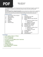 MGM Trial Advocacy Outline